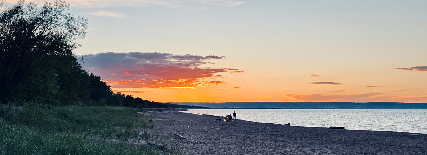 Sunset on Wisconsin Point